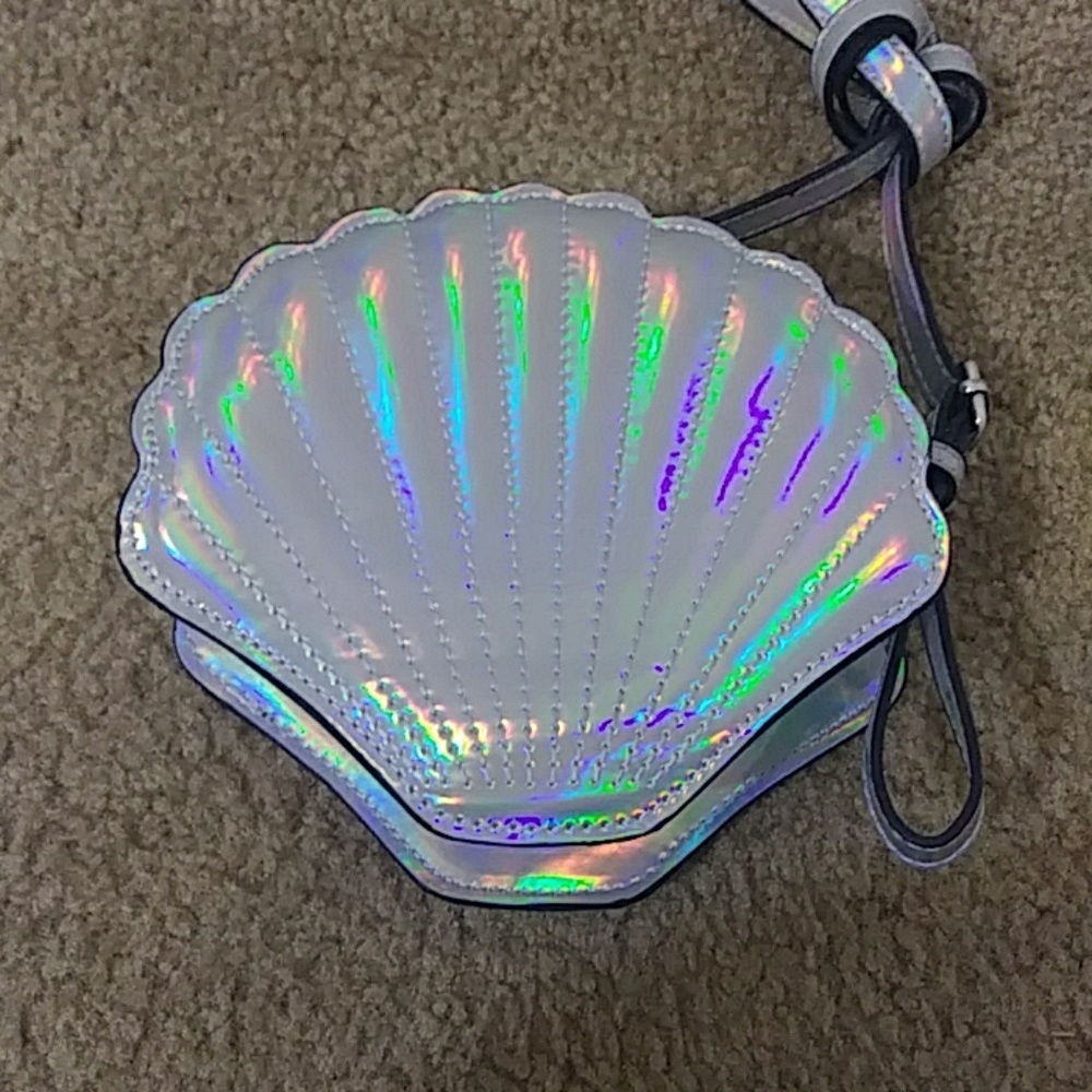 Holographic Forever 21 Seashell Crossbody Bag